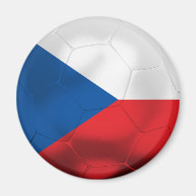 Le football de République Tchèque Magnets