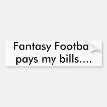 Le football d'imaginaire paye mes factures…. autocollants pour voiture