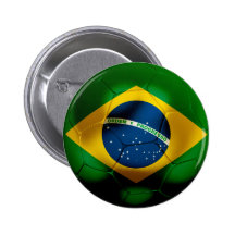 Le football du Brésil Badge