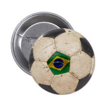 Le football du Brésil Badge Avec Épingle