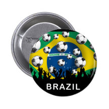 Le football du Brésil Pin's