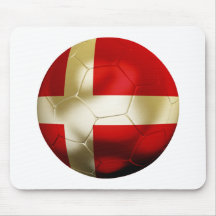 Le football du Danemark Tapis De Souris