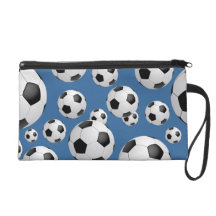 Le football du football pochettes avec dragonne