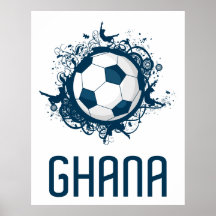 Le football du Ghana Posters