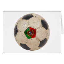Le football du Portugal Cartes De Vœux