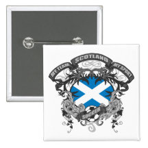 Le football Ecosse Badges Avec Agrafe
