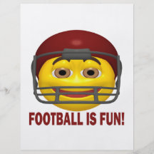 Le football est amusement prospectus personnalisés