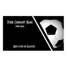 Le football/football de cartes de visite modèle de carte de visite