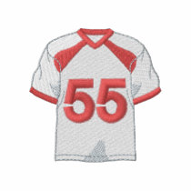 Le football Jersey polos brodés