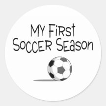 Le football ma première saison du football (ballon autocollants