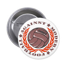 Le football moderne d'Agaisnt Badge Avec Épingle
