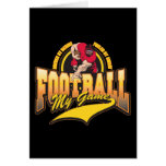 Le football mon jeu carte de vœux