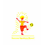 Le football parlé ici t-shirts