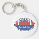 Le football personnalisé par coutume Keychains Porte-clef