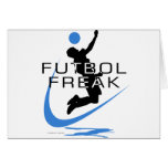 Le football - phénomène de football - garçons - bl carte de vœux