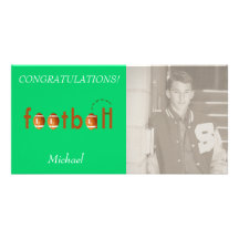 le football photocartes personnalisées