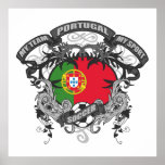 Le football Portugal Poster