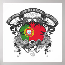 Le football Portugal Poster