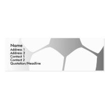 le football : S : Carte De Visite