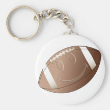 LE FOOTBALL SOURIANT DE VISAGE PORTE-CLEF
