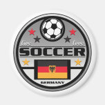 Le football vivant Allemagne d'amour Magnets Pour Réfrigérateur