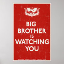 Le frère vous observe imprimer poster