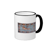Le fresque de torero, palais de Knossos, Crète Tasse À Café
