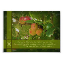 Le fruit de vos pommes 5x7 de salut impressions photographiques