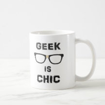 Le geek est chic tasse