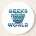 Le geeks de PIÈCE EN T ordonne le monde Dessous De Verres
