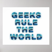 Le geeks de PIÈCE EN T ordonne le monde Posters