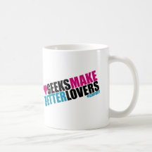 Le geeks fait de meilleurs amants tasse à café