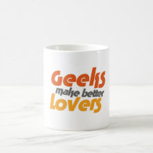 Le geeks fait de meilleurs amants tasse à café