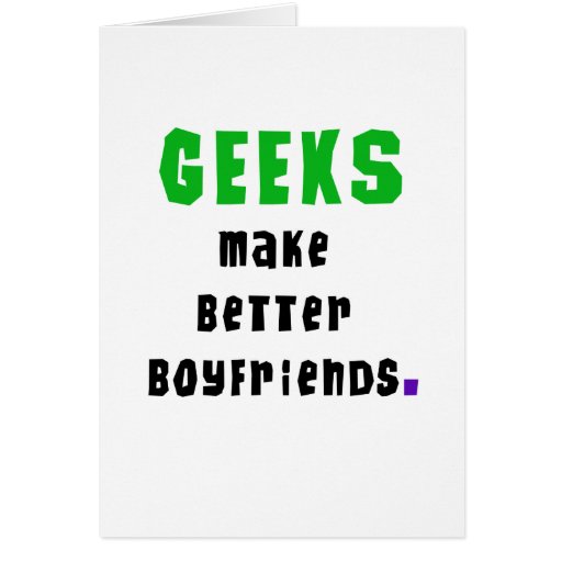 Le geeks fait de meilleurs amis carte de vœux