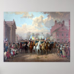 Le Général Washington entre dans New York Posters