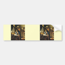Le géographe de Johannes Vermeer (circa 1669) Adhésif Pour Voiture