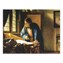 Le géographe de Johannes Vermeer (circa 1669) Faire-part Personnalisé
