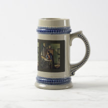 Le géographe., par Johannes Vermeer Mug À Café