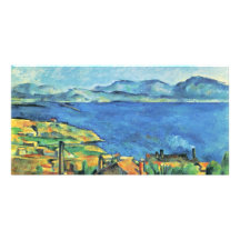 Le Golfe de Marseille vu de L'Estaque Cartes De Vœux Avec Photo