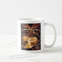 Le grand dragon rouge et la femme vêtus mugs