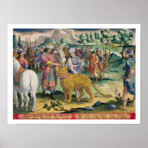 Le grand roi du Parthians chasse avec son Tam Posters