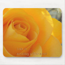 Le grand rose jaune Mousepad- cutomize ou personna Tapis De Souris
