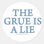 Le Grue est un mensonge Autocollants Ronds