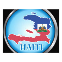 Le Haïti Button.ai rond Faire-parts