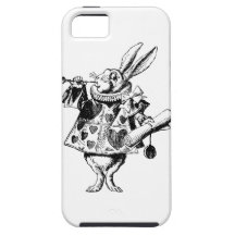 Le héraut blanc de lapin a encré le noir coque Case-Mate iPhone 5