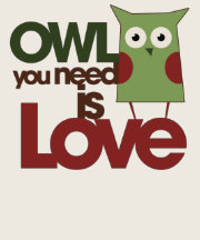 Le hibou que vous avez besoin est amour t-shirts