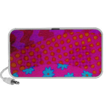 Le HIPPIE - art abstrait vibrant coloré frais Haut-parleurs iPod