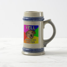 Le hurlement vous fait une bière plus futée Stein Tasse À Café