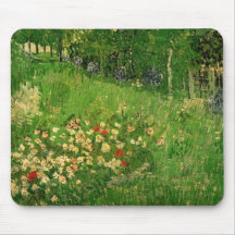Le jardin de Daubigny, Van Gogh, impressionisme vi Tapis De Souris
