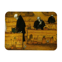 Le jardin de Simberg de l'aimant de la mort Magnets En Vinyle